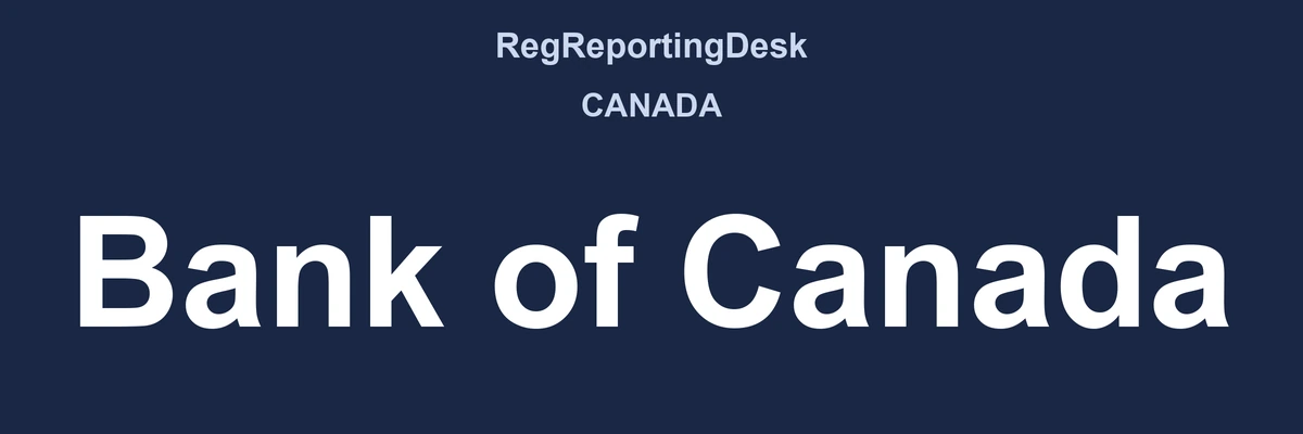 RegReportingDesk card: Bank of Canada, Canada