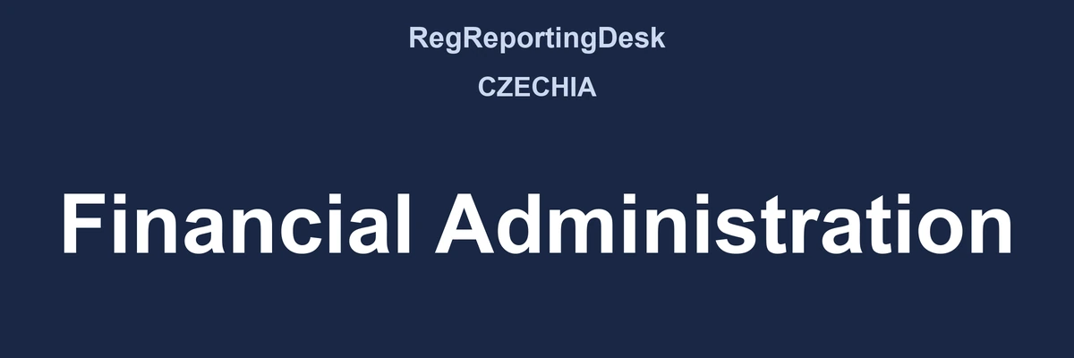 RegReportingDesk card: Financial Administration, Czechia
