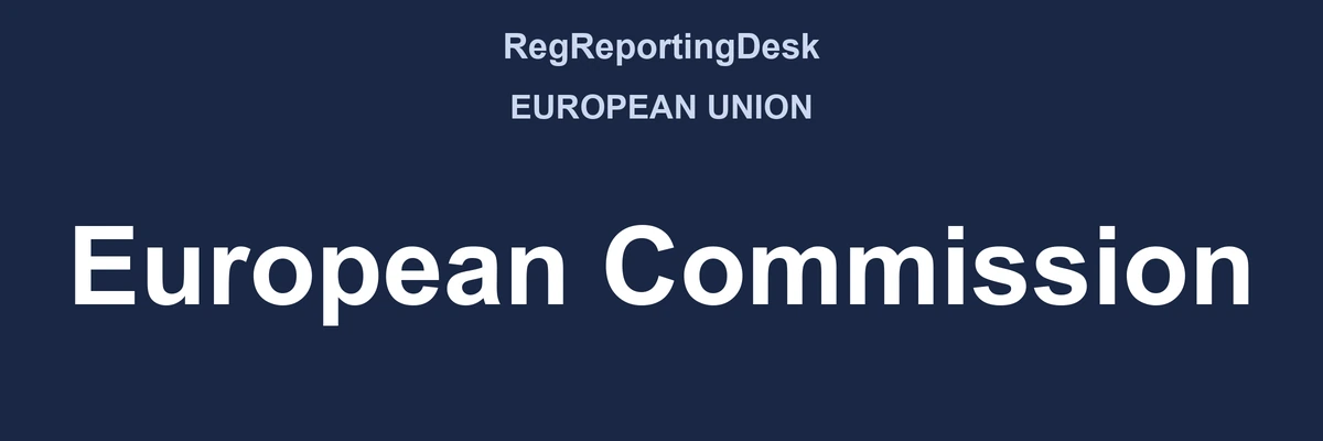 RegReportingDesk card: European Commission, European Union