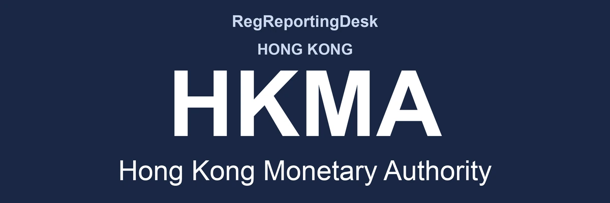 RegReportingDesk card: HKMA, Hong Kong Monetary Authority, Hong Kong