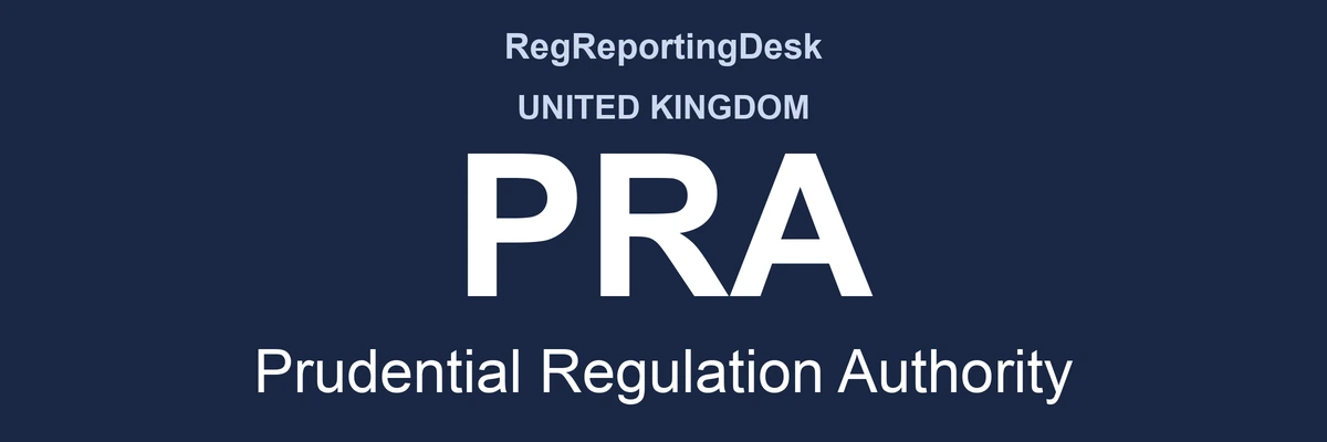 RegReportingDesk card: PRA, Prudential Regulation Authority, United Kingdom