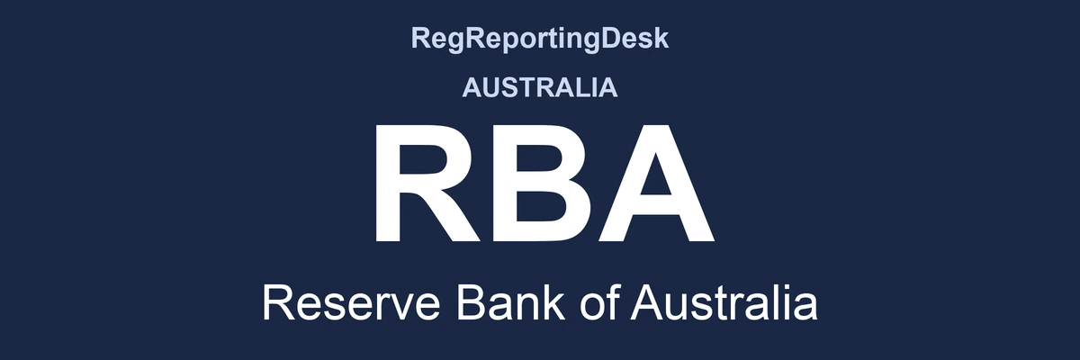 RegReportingDesk card: RBA, Reserve Bank of Australia, Australia