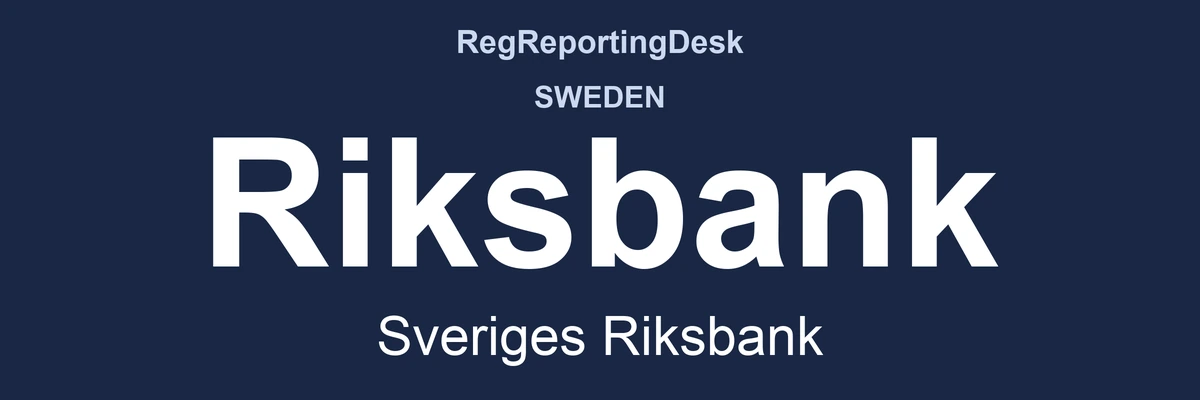 RegReportingDesk card: Riksbank, Sveriges Riksbank, Sweden